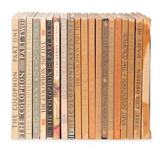 The Colophon. A Book Collectors' Quarterly. New York: The Colophon Ltd., 1930-1940, 1948-1950.