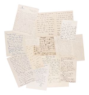 LEDOUX, Louis V. (1880-1948). An archive of letters written in the 1900s-1930s to Louis V. Ledoux.