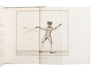 McARTHUR, John (1755-1840). The Army and Navy Gentleman's Companion; or a New and Complete Treatise on theTheory and Practice of Fencing. London: for 
