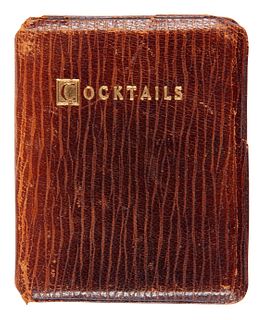 [MINIATURE BOOKS]. The Tiny Book on Cocktails. Providence, RI: Livermore & Knight Co., 1905.
