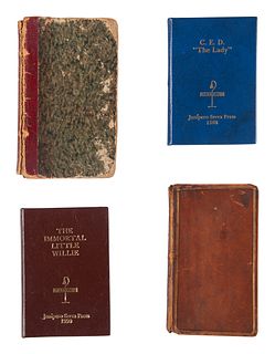 [MINIATURE BOOKS]. A group of 4 works, comprising: