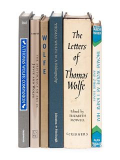 [WOLFE, Thomas (1900-1938)]. A group of reference works about Thomas Wolfe, including: