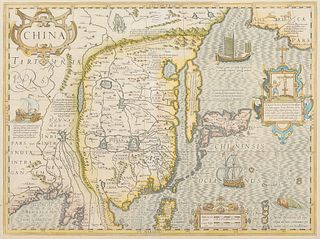 [CHINA] -- HONDIUS, Jodocus (1563-1611). China. [Amsterdam, 1606 or later].
