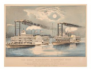 [MISSISSIPPI STEAMBOATS] -- CURRIER and IVES, publishers