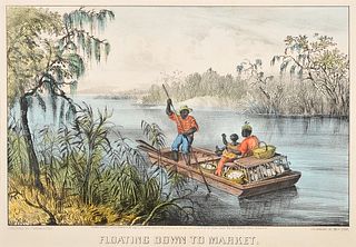 [MISSISSIPPI RIVER SCENES] -- CURRIER and IVES, publishers