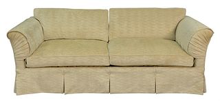 Custom Sofa with new custom upholstery, length 90 inches.