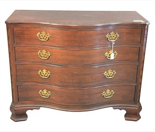 Baker Historic Charleston Collection Chest having reverse serpentine front, height 33 inches, width 41 1/2 inches.