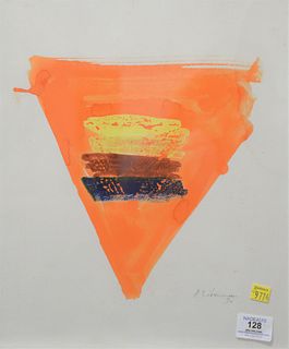 Alexander Liberman (Russian/American, 1912-1999), untitled, 1970, watercolor and gouache on paper, signed and dated lower right "A Liberman 70", sight