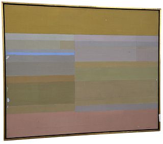 Jerome Rettich (American, 1927-2005), Color Landscape, circa 1971, oil on canvas, signed lower right "Jerome Rettich", 24 1/8" x 30 1/8".