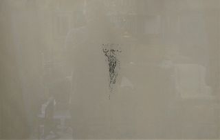 Alan Saret (American, b. 1944), Investiture Ensoulment, 1970, pencil on paper, unsigned, 24" x 38".