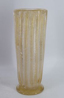 Murano Glass Vase Signed Luigi.