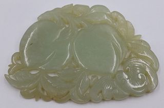 Carved Jade Pendant.