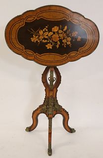 Victorian Carved, Bronze Mounted And Inlaid