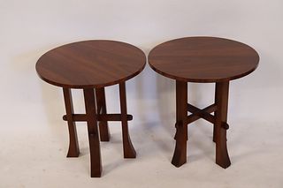 A Fine Quality Pr Of Arts And Crafts Style Tables