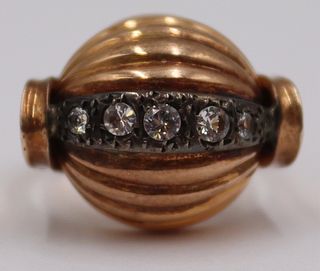 JEWELRY. Retro/Vintage 14kt Rose Gold Ring.