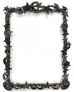 Jay Strongwater "Moon and Stars" Picture Frame
