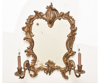 French Bronze Gilt Wall Sconce