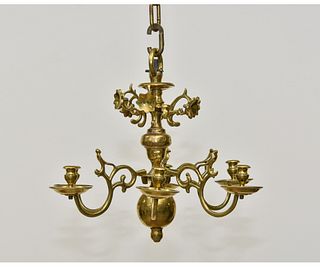 Late 17th c. Brass Chandelier