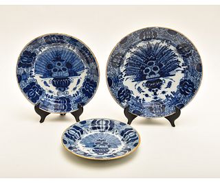 Three Delft Plates