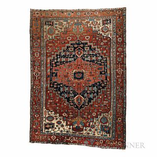 Serapi Carpet, northwestern Iran, c. 1900, 13 ft. 4 in. x 9 ft. 5 in.