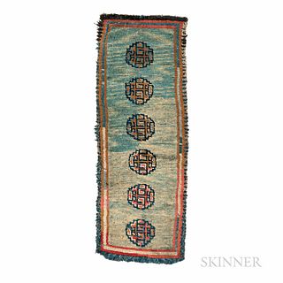 Bench Cover, Tibet, 19th century, 4 ft. 6 in. x 1 ft. 8 in.