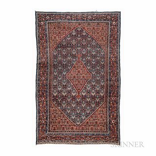 Senneh Carpet, Iran, c. 1910, 9 ft. 3 in. x 6 ft. 2 in.