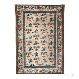 Peking Rug, China, c. 1870, 6 ft. 1 in. x 4 ft. 3 in.

Provenance: The Sandra Whitman Collection.
