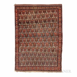 Afshar Rug, Iran, c. 1920, 6 ft. 7 in. x 4 ft. 8 in.