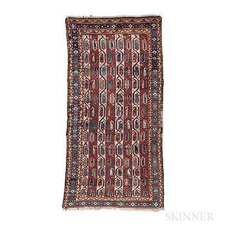 Karabagh Rug, Caucasus, c. 1880, 8 ft. 6 in. x 4 ft. 5 in.

Provenance: The James Way and Raymond Rosenberg Collection.