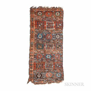 East Anatolian Divan Cover, Turkey, c. 1850, 7 ft. 7 in. x 3 ft. 4 in.