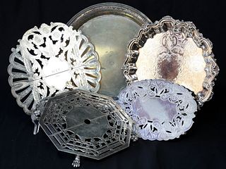 Five Pieces of Silver Plate