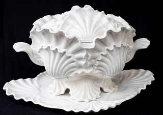 Mottahedeh Tureen and Under Tray