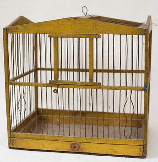 Painted Bird Cage