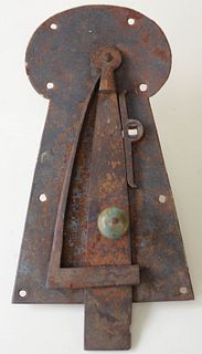 Antique Iron Door Lock