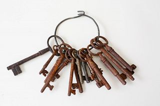 Group of Early Iron Keys