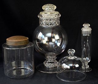 Four Pieces of Glassware