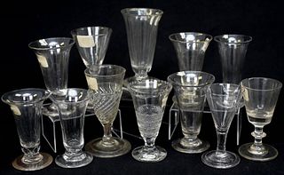 Antique Colorless Glass Cordials