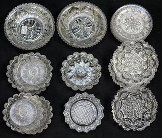 18 Pieces of Lacy Glass