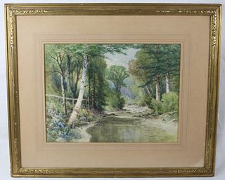 William Batholemew Watercolor Landscape