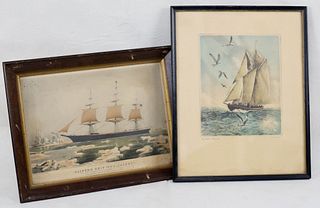 Two Ship Prints