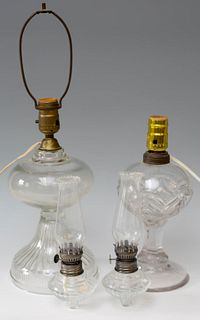 Glass Fluid Lamps and Fonts