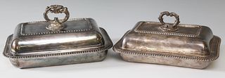 Two Silver Plated Vegetables