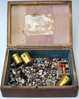Box of Buttons and Accessories