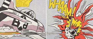 Roy Lichtenstein "Whaam!" Diptych Poster