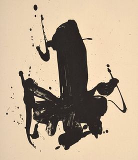 Robert Motherwell Lithograph, Signed Edition
