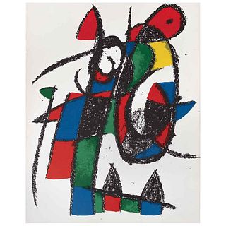 JOAN MIRÓ, Litografía original II, from the suite of 12 litografías originales, 1972, Unsigned, Lithography without print number, 19.2 x 12.4" (49 x 3
