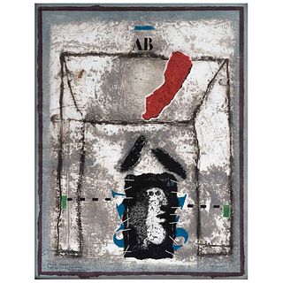 JAMES COIGNARD, Untitled, Signed, Collagraphy without print number, 25.3 x 19.6" (64.5 x 50 cm)
