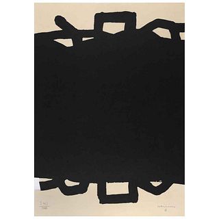 EDUARDO CHILLIDA, Sans titre, 1999, Signed on plate, Lithography 453 / 1000, 17.7 x 12.6" (45 x 32.2 cm)