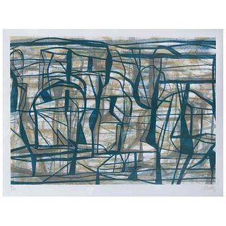 GABRIEL MACOTELA, Untitled, Signed, Serigraph 7 / 50, 20 x 28.3" (51 x 72 cm)