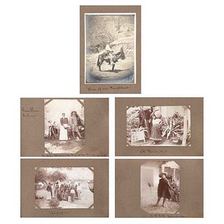 UNIDENTIFIED PHOTOGRAPHER, Albúm Guadalajara, Unsigned, Vintage prints, 4.3 x 6.2" (11 x 16 cm) each, Pieces: 18, in album